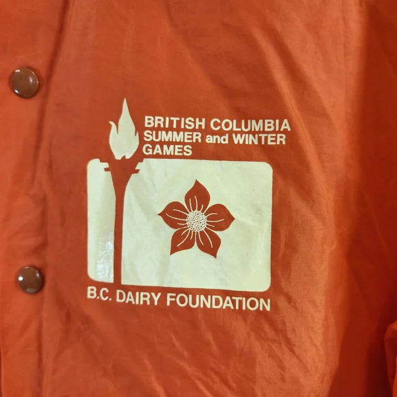 Vintage BC Dairy Foundation  Summer Winter Games Jacket Size XL - Picture 2 of 11